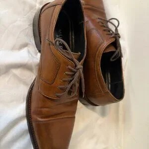 Johnston & Murphy Men\'s Oxford Loafers 11.5 Novick Dress Cap Toe Tan  Calfskin Johnston & Murphy | Shoes | Johnston Murphy Mens Oxford  main image 3